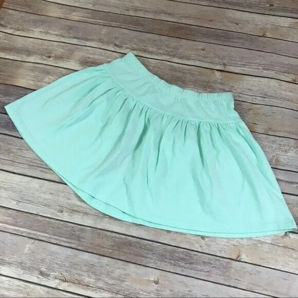 Gymboree Girls Skirt‎ Size 10 Knit Sweet Mint Pull On Elastic Waist NEW